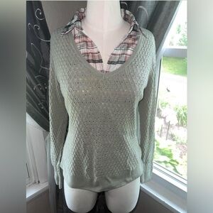 Preppy Green Sweater